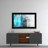 Blue and Blue Glass Wall Art.