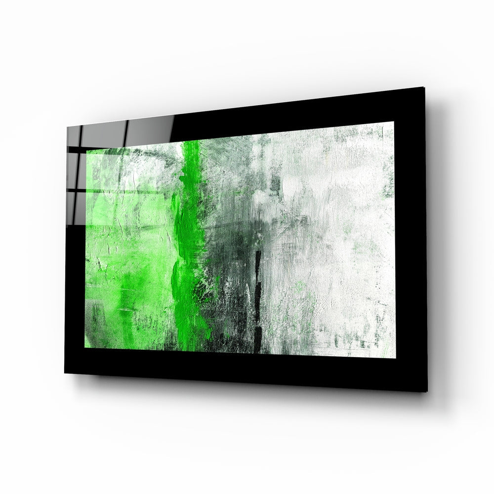 Green and Green Glass Wall Art.