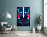 Thunder Fighter Glass Wall Art || Designer Collection.