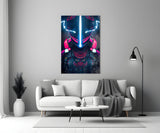 Thunder Fighter Glass Wall Art || Designer Collection.