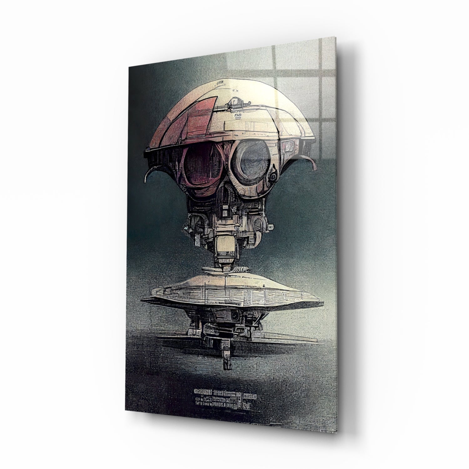 The Arrival Glass Wall Art || Designer Collection.