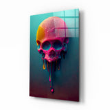 Melt of the Skull Glass Art  || Designer Collection.
