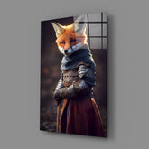 The Fox Glass Wall Art || Designer Collection.