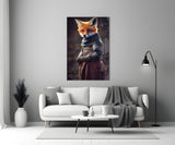 The Fox Glass Wall Art || Designer Collection.