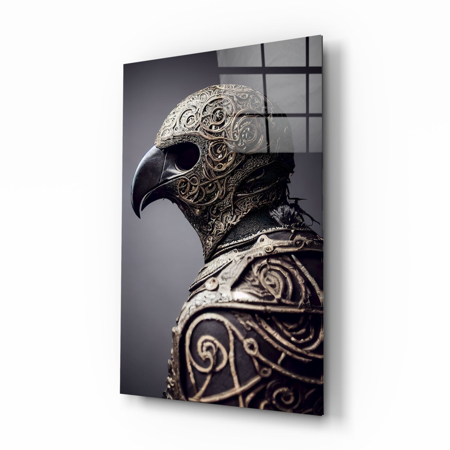 The Bird Glass Wall Art || Designer Collection.