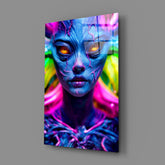 The Native Glass Wall Art || Designer Collection.