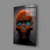 Skull Glass Art || Designer Collection.