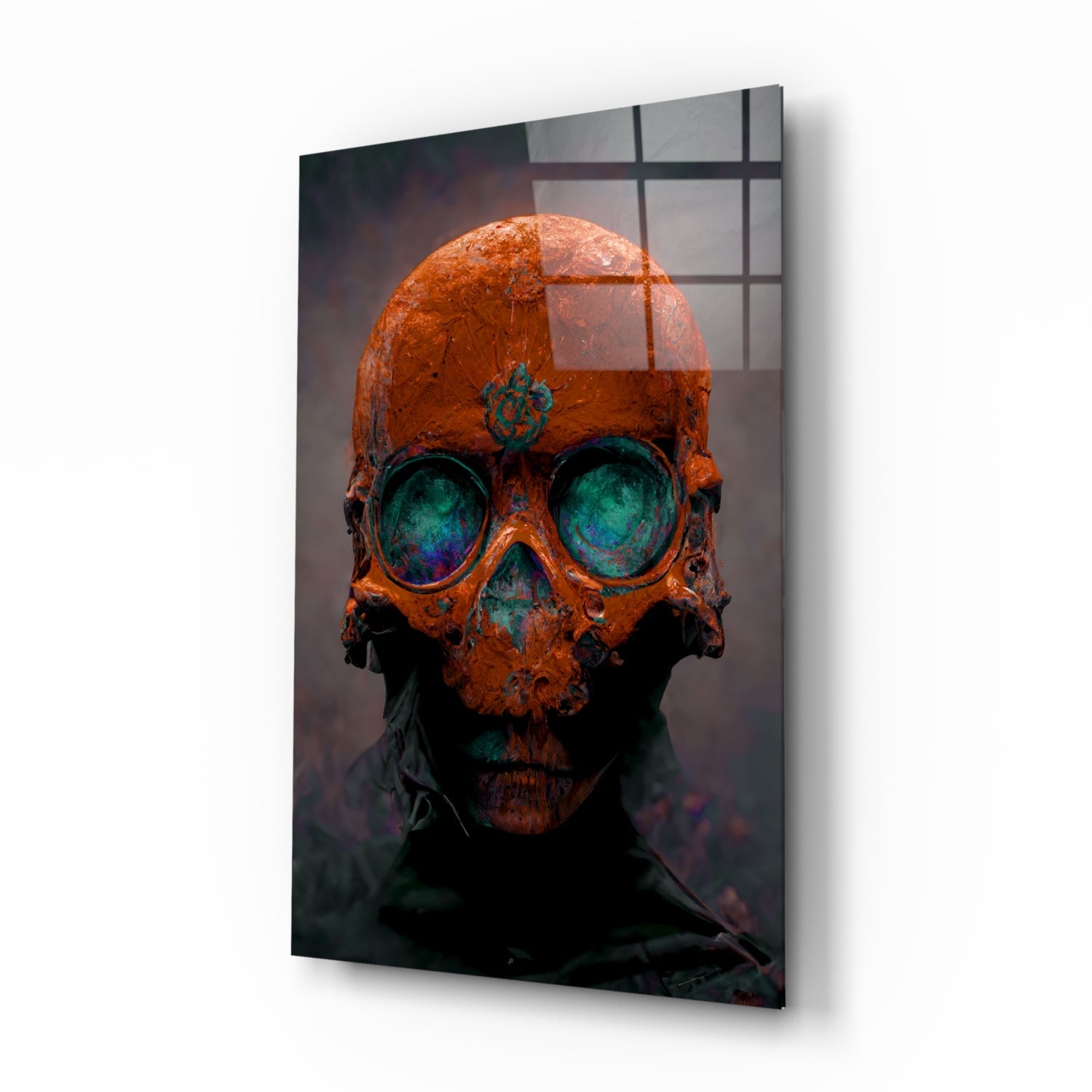 Skull Glass Art || Designer Collection.