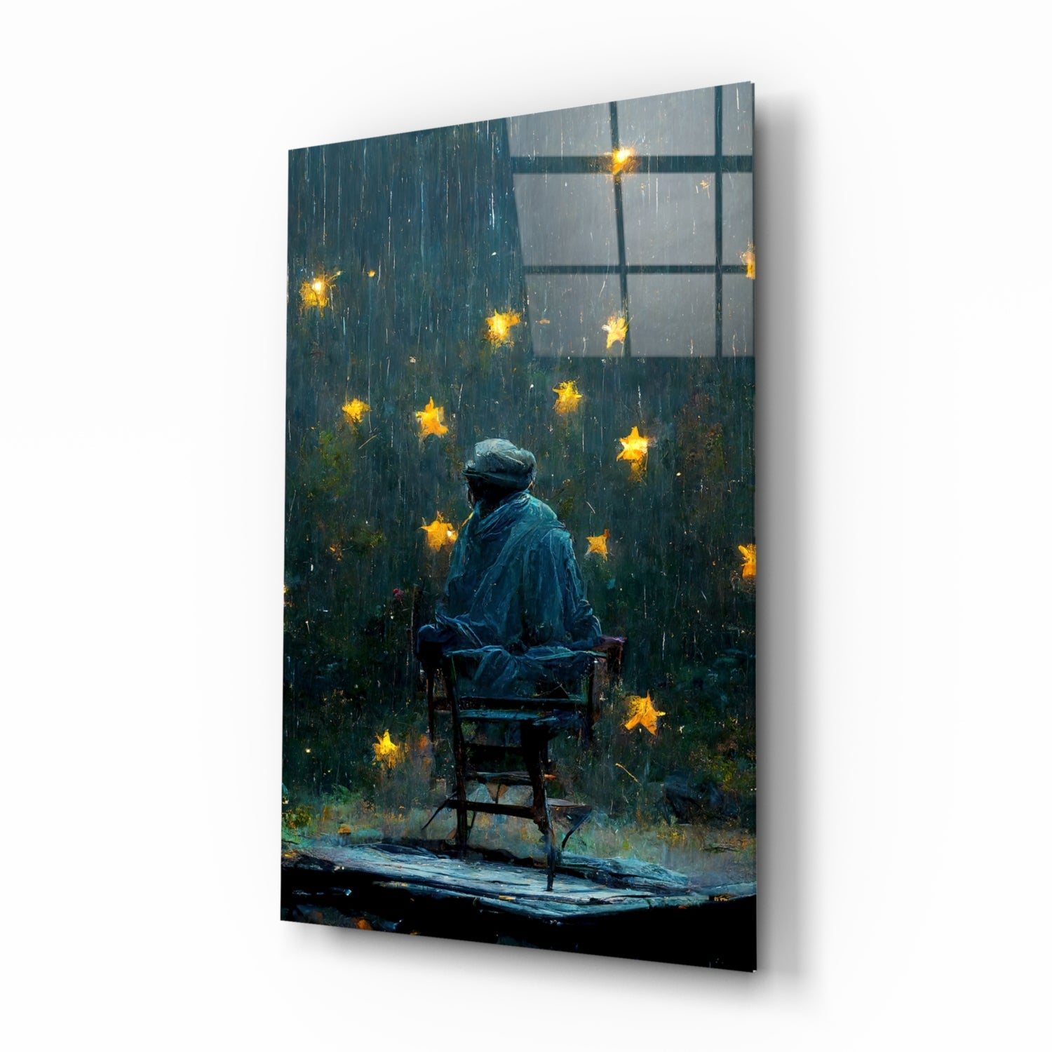 Star Rain Glass Art || Designer Collection.