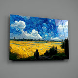 Cloudy Day Glass Glass Art || Designer Collection.