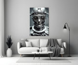 "Humachine" Glass Wall Art || Designer Collection.