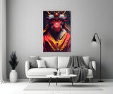 Ape King Glass Wall Art || Designer Collection.