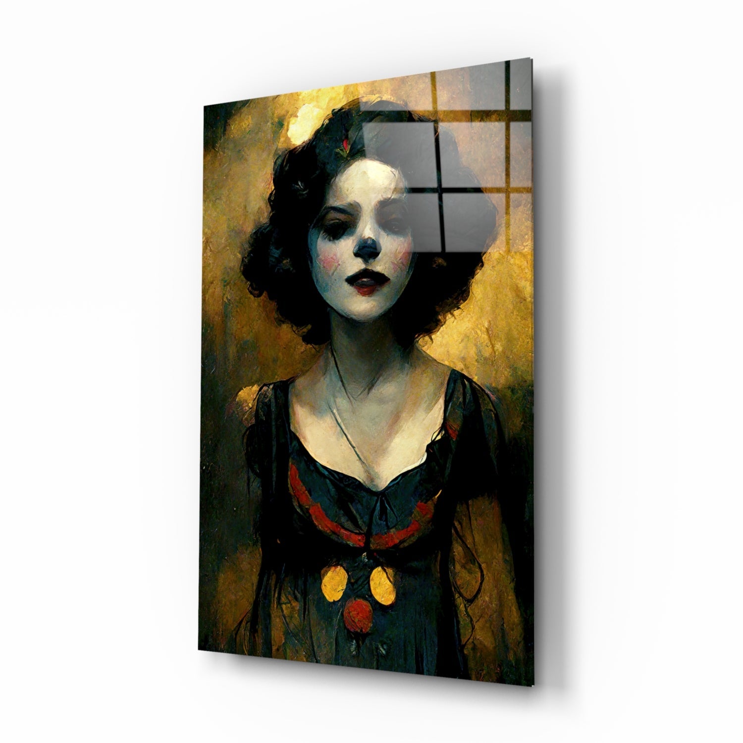 Harley Quinn Glass Wall Art || Designer Collection.