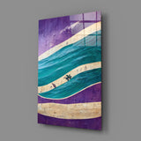 Waves Glass Wall Art || Designers Collection.