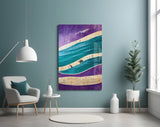 Waves Glass Wall Art || Designers Collection.