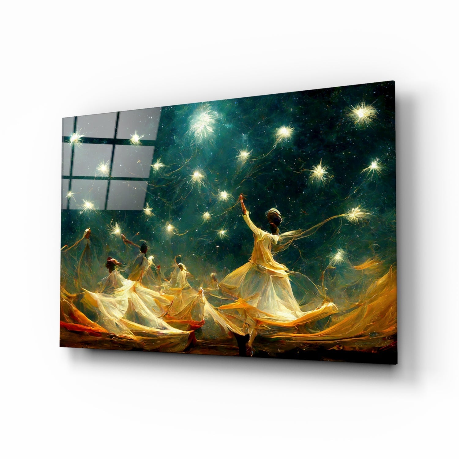 Mysticism Glass Wall Art || Designer Collection.