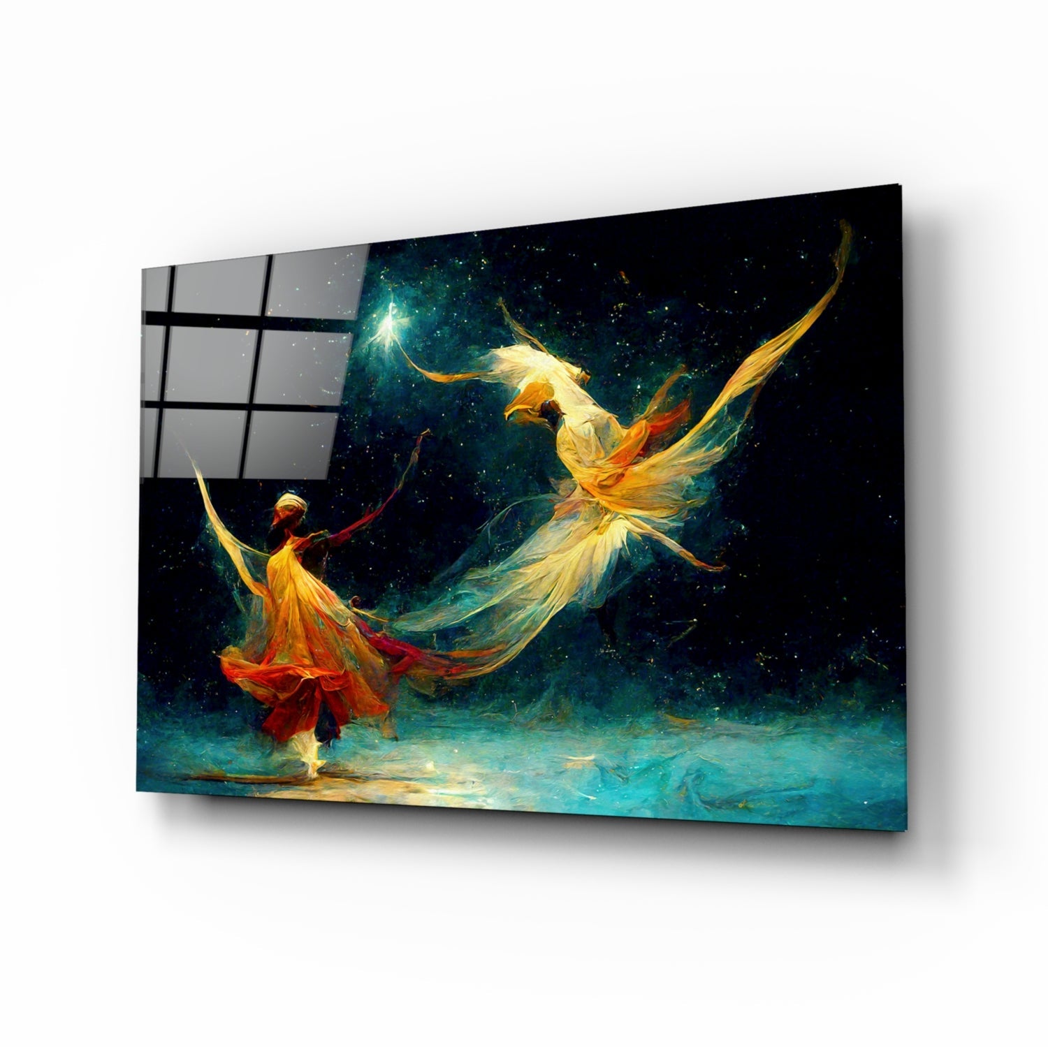 Mysticism Glass Wall Art || Designer Collection.