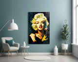 Marilyn Monroe Glass Wall Art || Designer Collection.