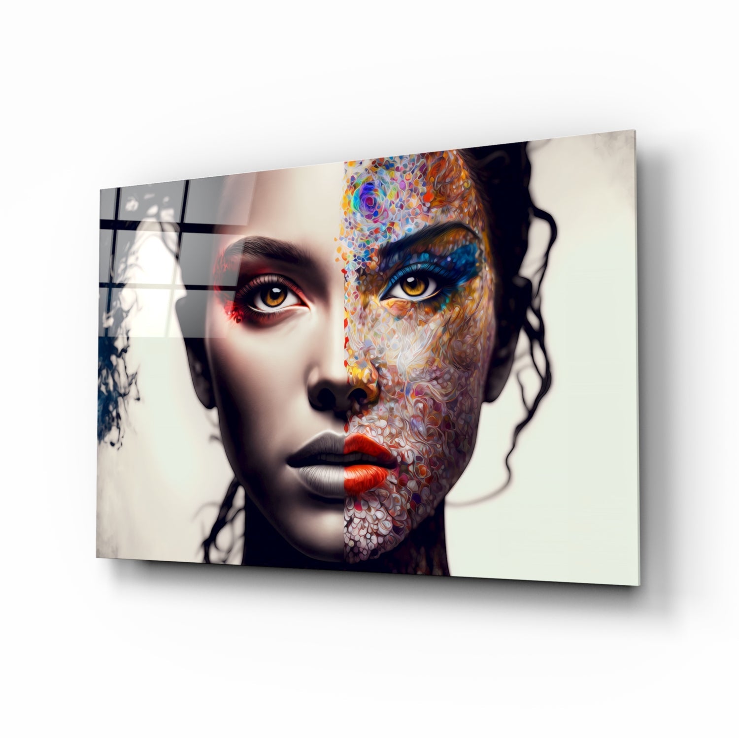 From Cartoon to Reality Glass Wall Art || Designer Collection.