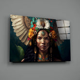 Beauty of the Clan Glass Wall Art || Designer Collection.