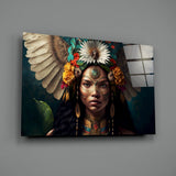 Beauty of the Clan Glass Wall Art || Designer Collection.