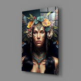 Warrior Beautiful Glass Wall Art || Designers Collection.