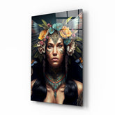 Warrior Beautiful Glass Wall Art || Designers Collection.