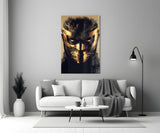Masked Horror Glass Wall Art || Designer Collection.