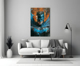 Bloody Batman Glass Wall Art || Designer Collection.