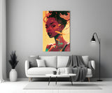 Schuh Glance Glass Wall Art || Designer Collection.