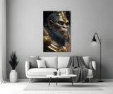 Ape King Glass Wall Art || Designer Collection.