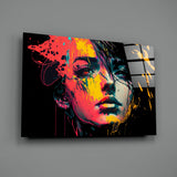 Rebel Beauty Glass Wall Art || Designer Collection | Insigne Art Design.