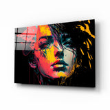Rebel Beauty Glass Wall Art || Designer Collection | Insigne Art Design.