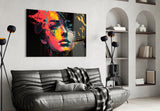 Rebel Beauty Glass Wall Art || Designer Collection | Insigne Art Design.