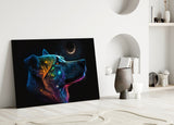 Space Dog Glass Wall Art || Designer Collection | Insigne Art Design.