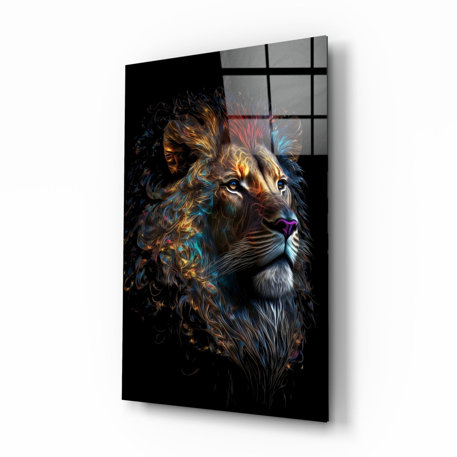 Sparkling Glory Glass Wall Art || Designer Collection | Insigne Art Design.