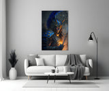 Master Warrior Glass Wall Art || Designer Collection | Insigne Art Design.