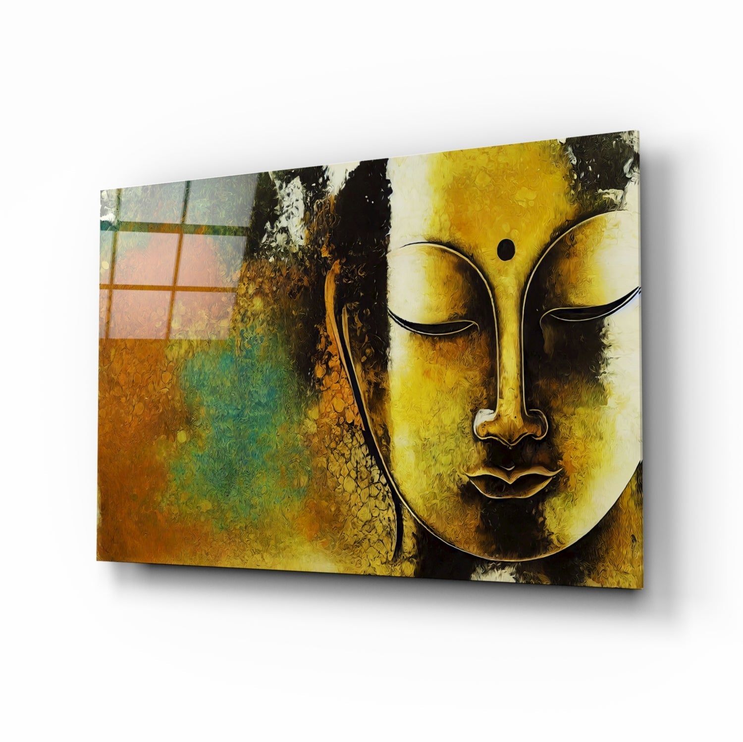 Buddha Glass Wall Art  || Designer Collection | Insigne Art Design.