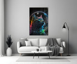 Moon Cat Glass Wall Art || Designer Collection | Insigne Art Design.