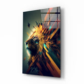 Lion King Glass Wall Art || Designer Collection | Insigne Art Design.