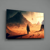 Walk on Another Planet Glass Wall Art || Designers Collection | Insigne Art Design.