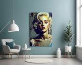 Marilyn Monroe Glass Wall Art || Designer Collection | Insigne Art Design.
