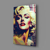 Marilyn Monroe Glass Wall Art || Designer Collection | Insigne Art Design.