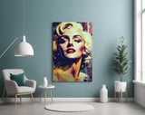 Marilyn Monroe Glass Wall Art || Designer Collection | Insigne Art Design.