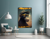 Wise Monkey Glass Wall Art || Designers Collection | Insigne Art Design.