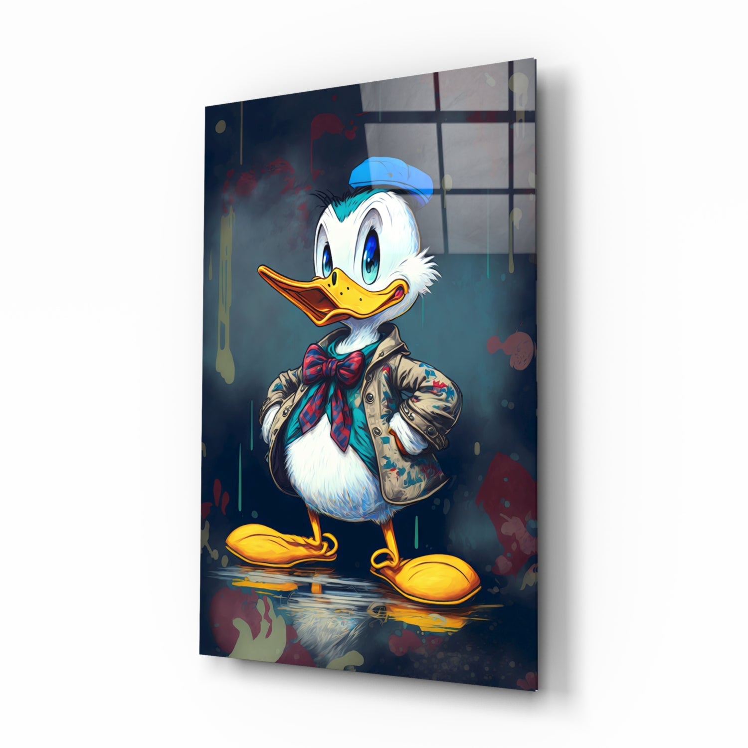 Donald Duck Glass Wall Art || Designers Collection | Insigne Art Design.