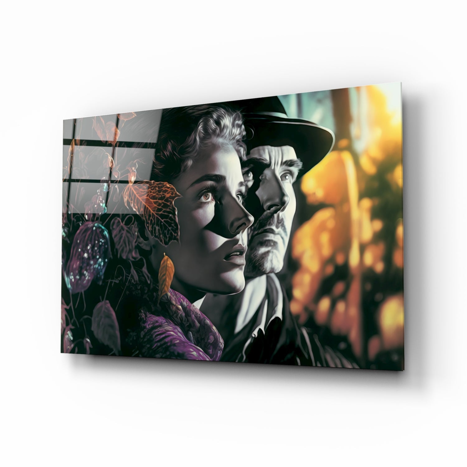 Nostalgic Scenes Glass Wall Art || Designer Collection | Insigne Art Design.