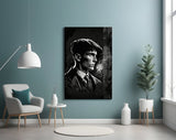 Thomas Shelby - Peaky Blinders Glass Wall Art || Designer Collection | Insigne Art Design.