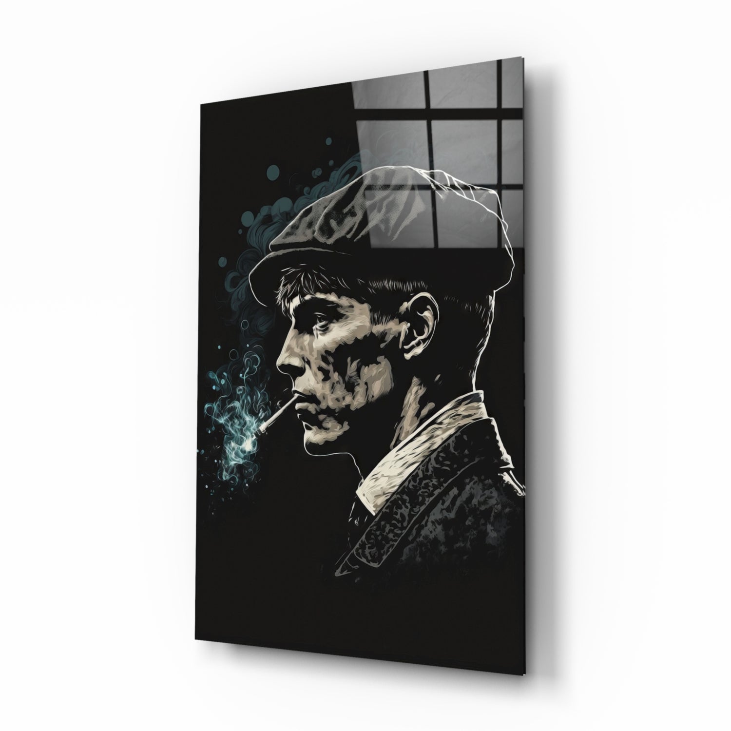 Thomas Shelby - Peaky Blinders Glass Wall Art || Designer Collection | Insigne Art Design.