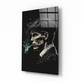 Thomas Shelby - Peaky Blinders Glass Wall Art || Designer Collection | Insigne Art Design.